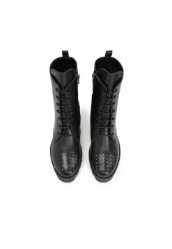 Kazar Damen METALA - Cowboy-/Bikerboot - Black -Kazar Verkaufsgeschäft 0d1eabd9c3f14ec78a58ef11cb06e4a8