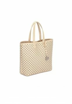 Kazar Damen STROOMI NA RAMIĘ Z METALOWYMI OCZKAMI - Kosmetiktasche - Beige -Kazar Verkaufsgeschäft 11959821719a4662951619a5ed672904