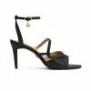 Kazar SANDY - BROWN WITH A STRAP WRAPPED AROUND THE FO - High Heel Sandalette - Black | Damen -Kazar Verkaufsgeschäft 1c41eb563bfe4673b81c740b5ce05acd