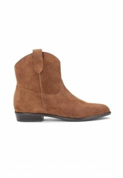 Kazar Damen Cowboy-/Bikerstiefelette - Dark Brown