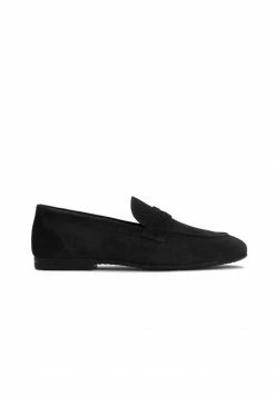 Kazar Herren ARCHON - MEN’S CLASSIC BLACK SUEDE LOAFERS - Mokassin - Black