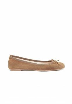 Kazar Damen ZŁOTE - Klassischer Ballerina - Light Brown