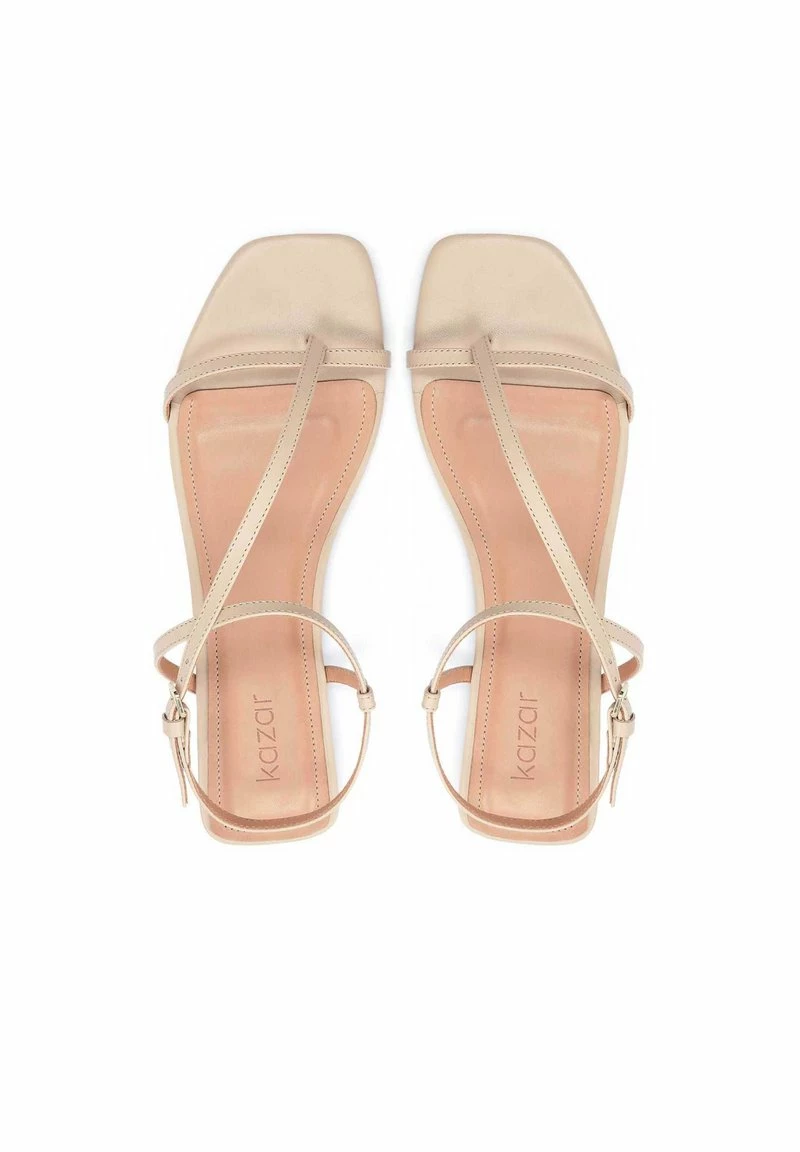 Kazar Damen BRINLEY ON A FLAT SOLE - Zehentrenner - Beige 5 Kazar Damen BRINLEY ON A FLAT SOLE - Zehentrenner - Beige – Bild 3