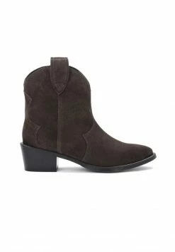Kazar VIOLA - Cowboy-/Bikerstiefelette - Dark Brown | Damen