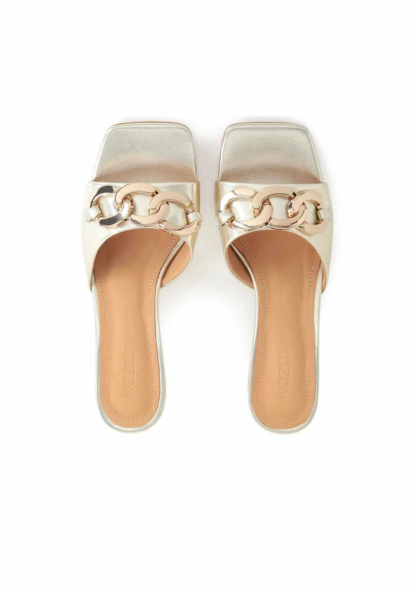 Kazar Damen HERBY - Pantolette Hoch - Gold 5 Kazar Damen HERBY - Pantolette Hoch - Gold – Bild 3