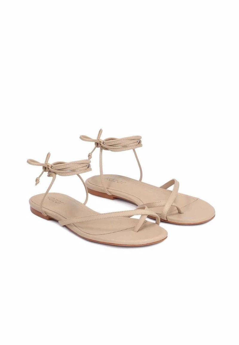Kazar Damen GERI - Zehentrenner - Beige 4 Kazar Damen GERI - Zehentrenner - Beige – Bild 2