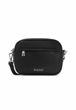 Kazar BILLIE - SMALL LEATHER ON A STRAP - Umhängetasche - Black | Damen -Kazar Verkaufsgeschäft b54a5fa523f24b9fb405e75cabed514a