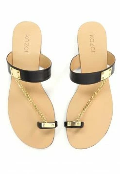 Kazar Damen PATRICIA - Pantolette Flach - Black -Kazar Verkaufsgeschäft b69d8323c1474253ad76b05650937ed9