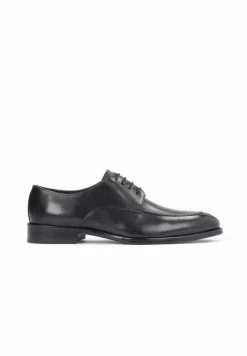 Kazar Herren KEPLER - MEN’S LEATHER DERBY SHOES WITH A THREAD ON THE TOE - Business-Schnürer - Black