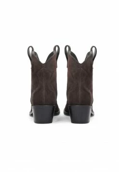 Kazar VIOLA - Cowboy-/Bikerstiefelette - Dark Brown | Damen -Kazar Verkaufsgeschäft cfc98188b27f449186f563f3eff9e556
