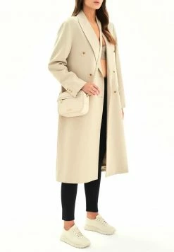 Kazar BILLIE - BEIGE LEATHER ON A LONG STRAP - Umhängetasche - Beige | Damen