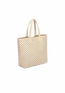 Kazar Damen STROOMI NA RAMIĘ Z METALOWYMI OCZKAMI - Kosmetiktasche - Beige -Kazar Verkaufsgeschäft dd4f63e1c0d64c42bbf2125a793afd61