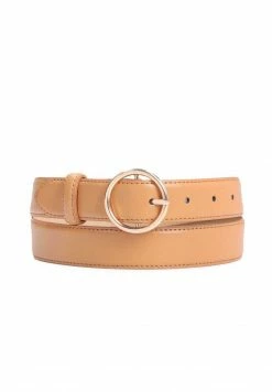 Kazar Damen ELEGANT WITH A ROUND BUCKLE - Gürtel - Light Brown