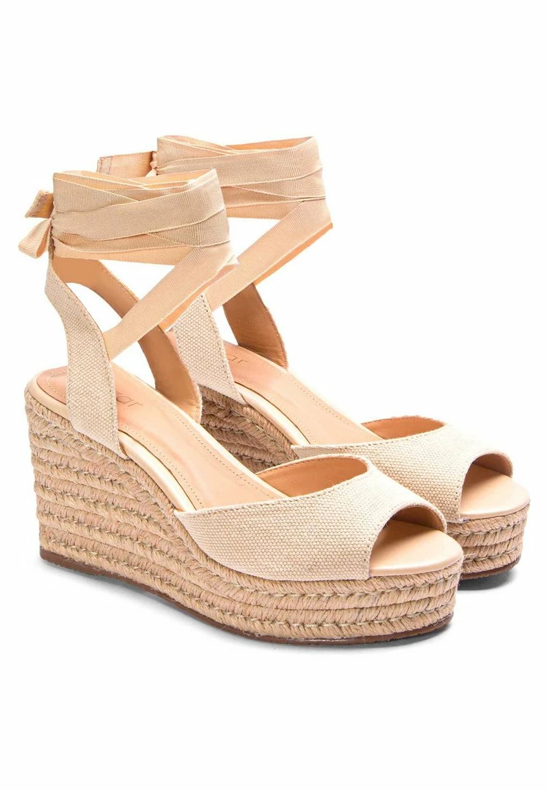 Kazar Damen Keilsandalette - Beige 4 Kazar Damen Keilsandalette - Beige – Bild 2